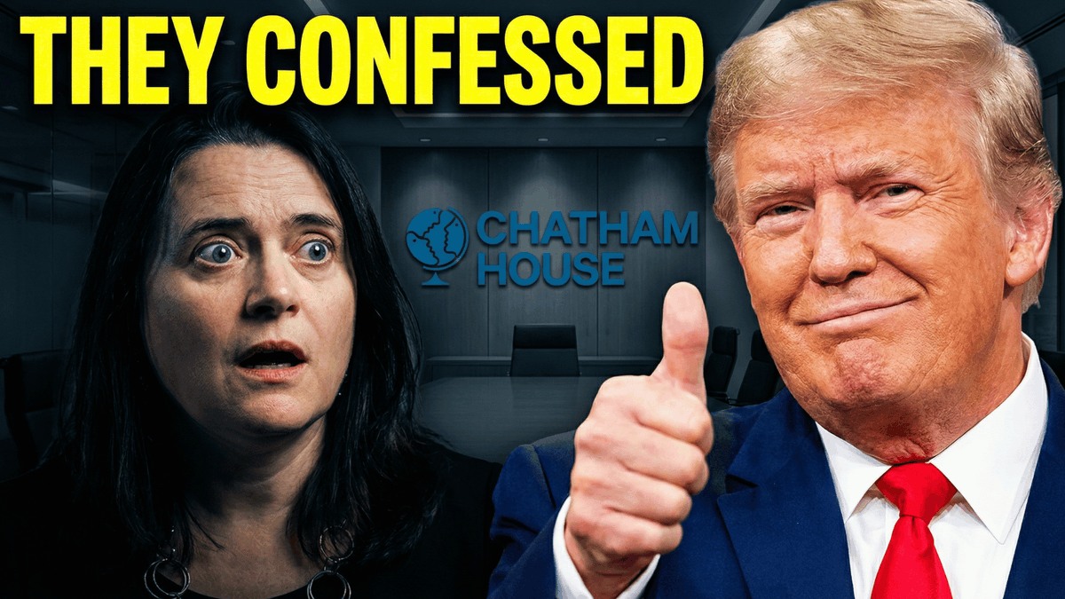 YouTube Thumbnail: Trump vs. Chatham House Reaction AI image template preview