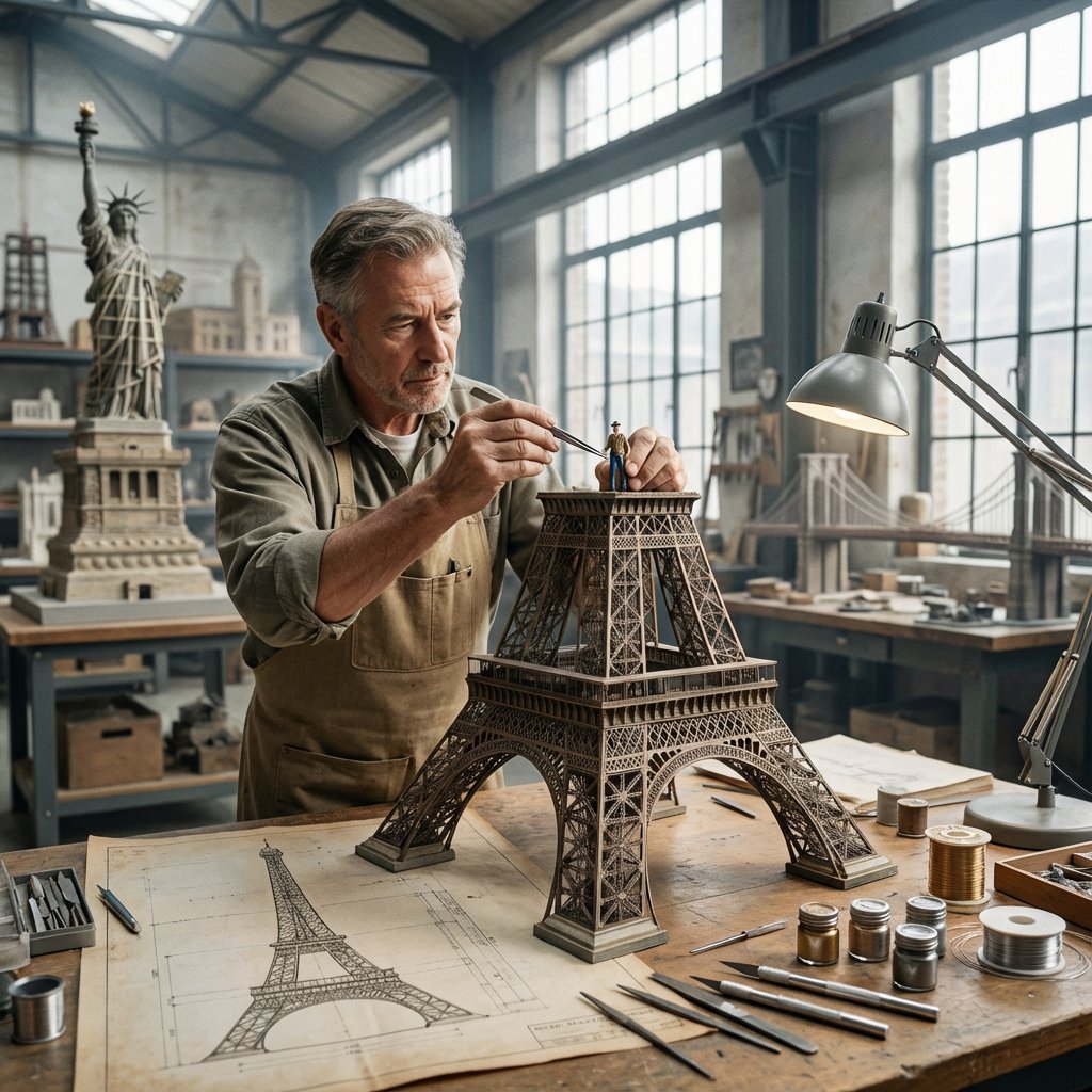 Master Model Maker Concept Template AI image template preview