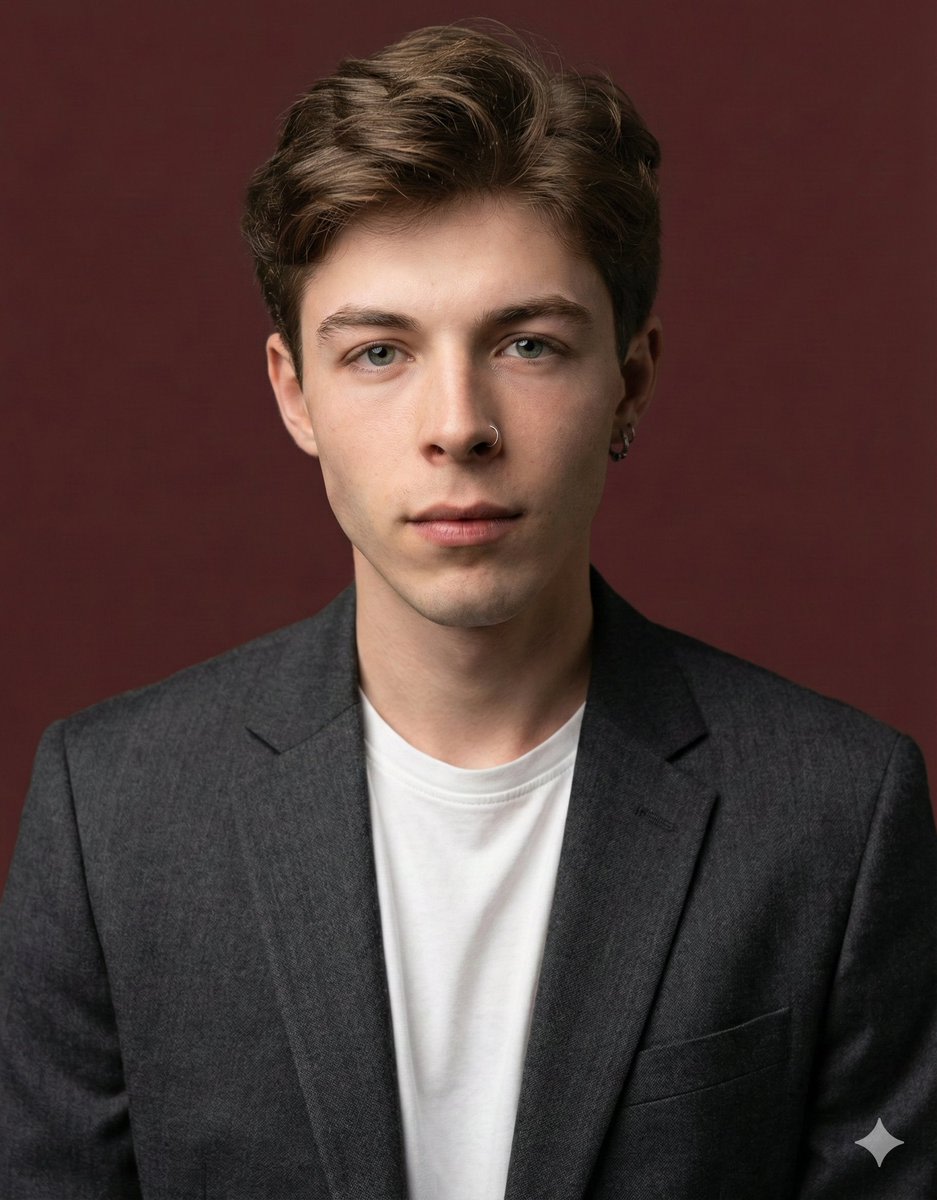 Professional profile photo prompt for Nano Banana Pro AI image template preview
