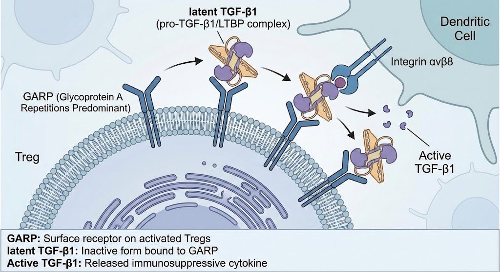 GARP biology for Tregs illustration AI image template preview