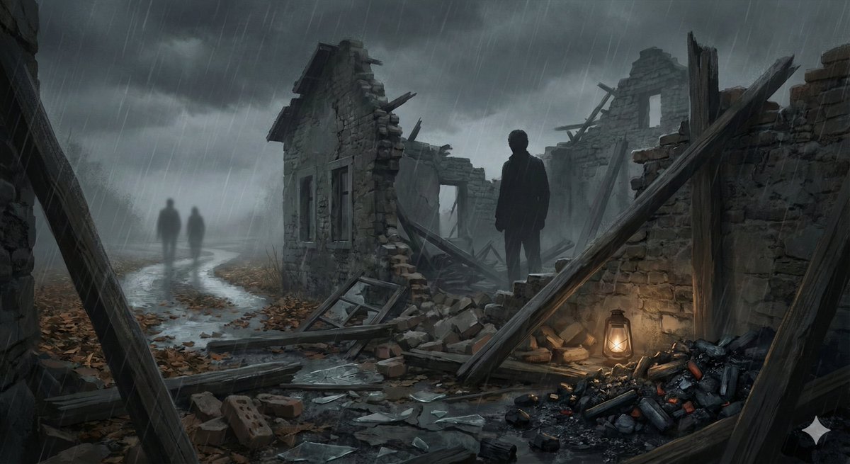 Cinematic illustration of a poem AI image template preview