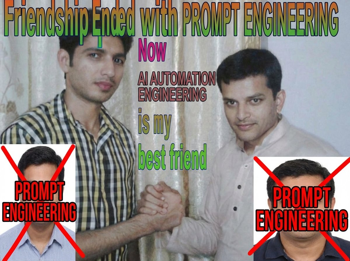 Meme Rewriting Prompt: Friendship Ended AI image template preview