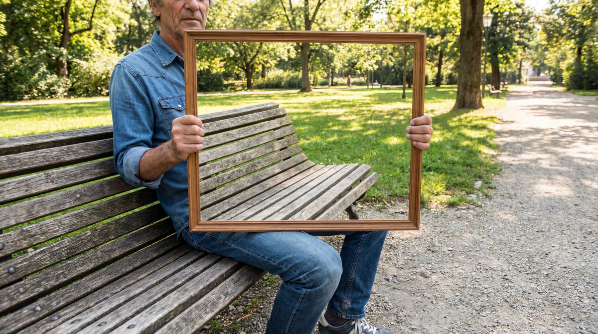 Illusion Image: Invisible Torso Cut-Out AI image template preview