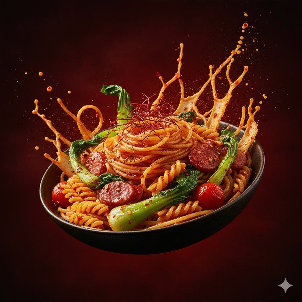 Dynamic Hyper-Realistic Biryani Hero Shot (JSON) AI image template preview