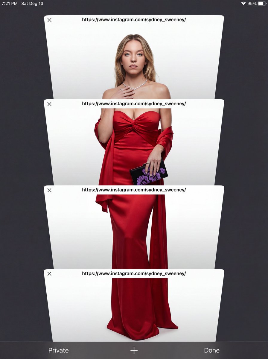 E-commerce Studio Portrait with UI Overlay AI image template preview