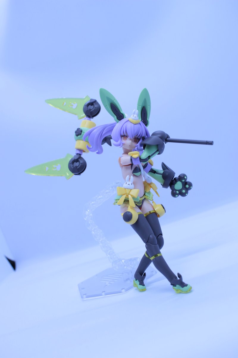 Low-Poly Character Figure of Megami Device AI image template preview