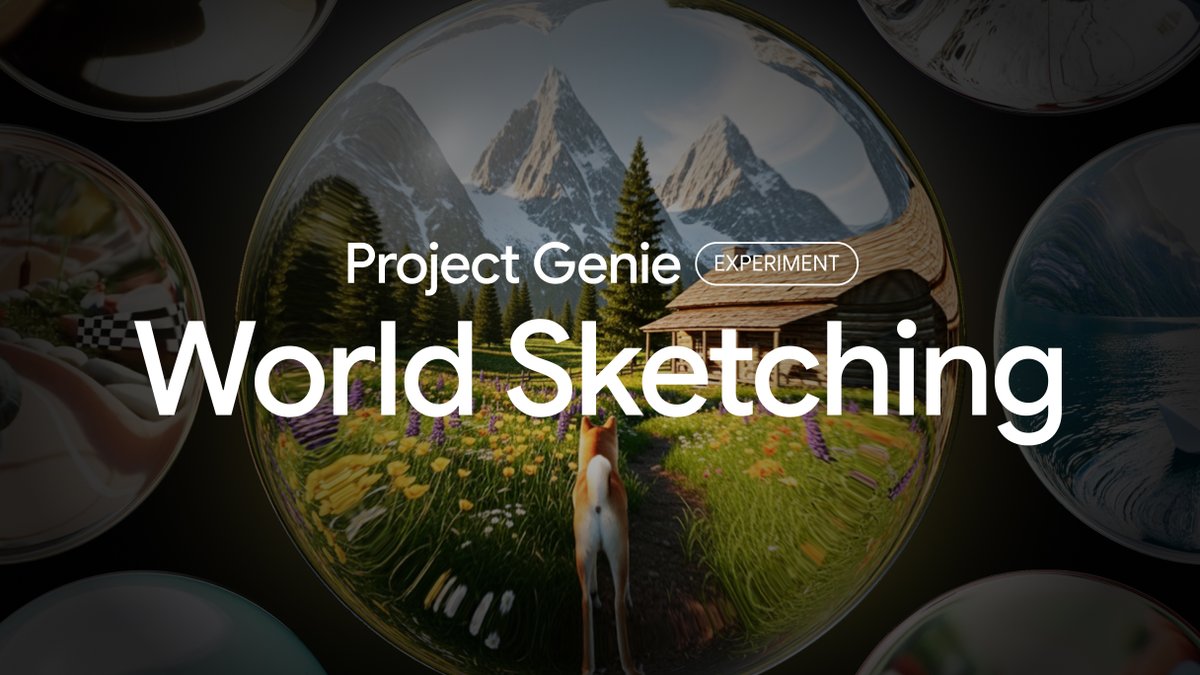 Project Genie World Design Prompt AI image template preview