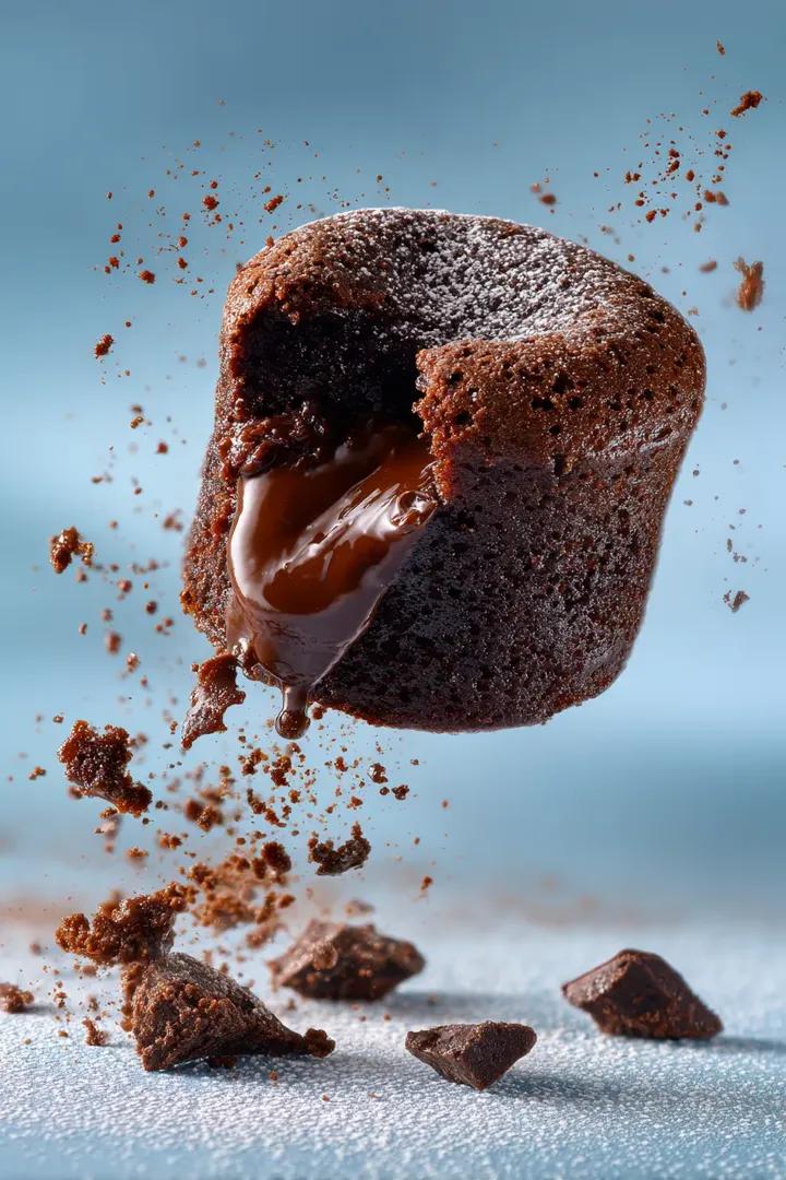 Chocolate Cinematic Ad Prompt AI image template preview