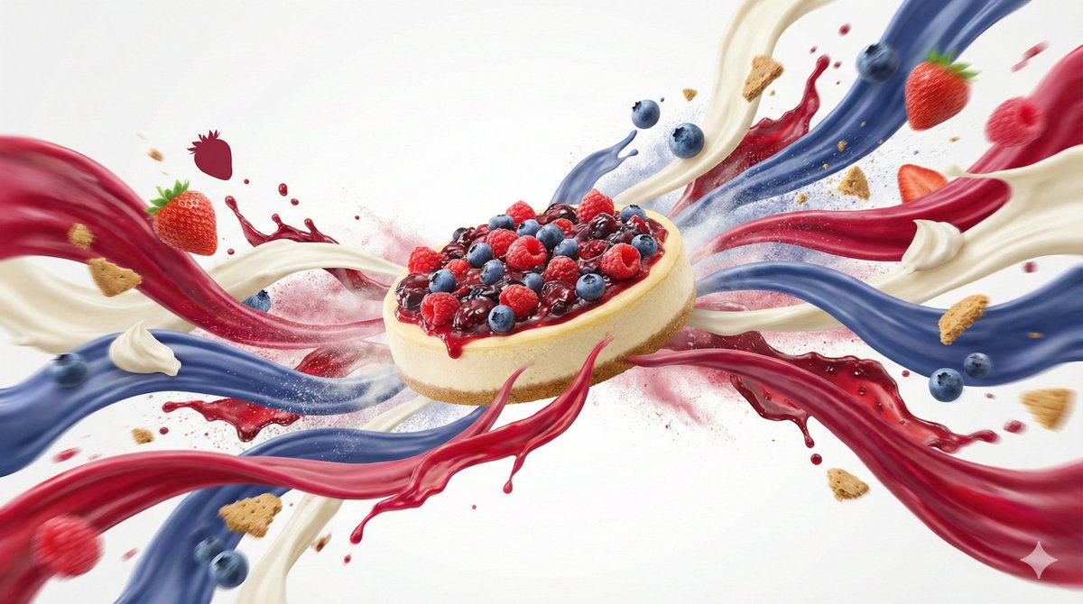 Dynamic Food Advertisement with Flavor Wave AI image template preview