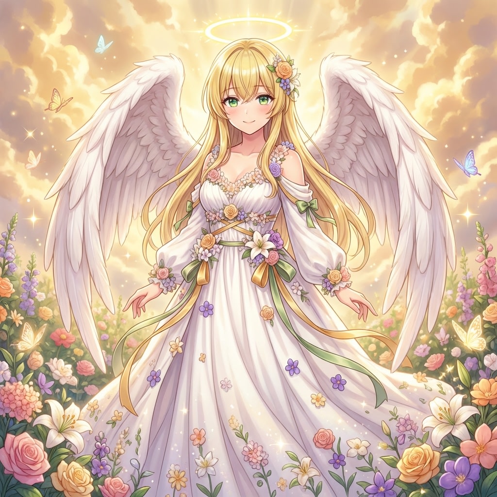 Generating a Guardian Angel with Nano Banana Pro AI image template preview