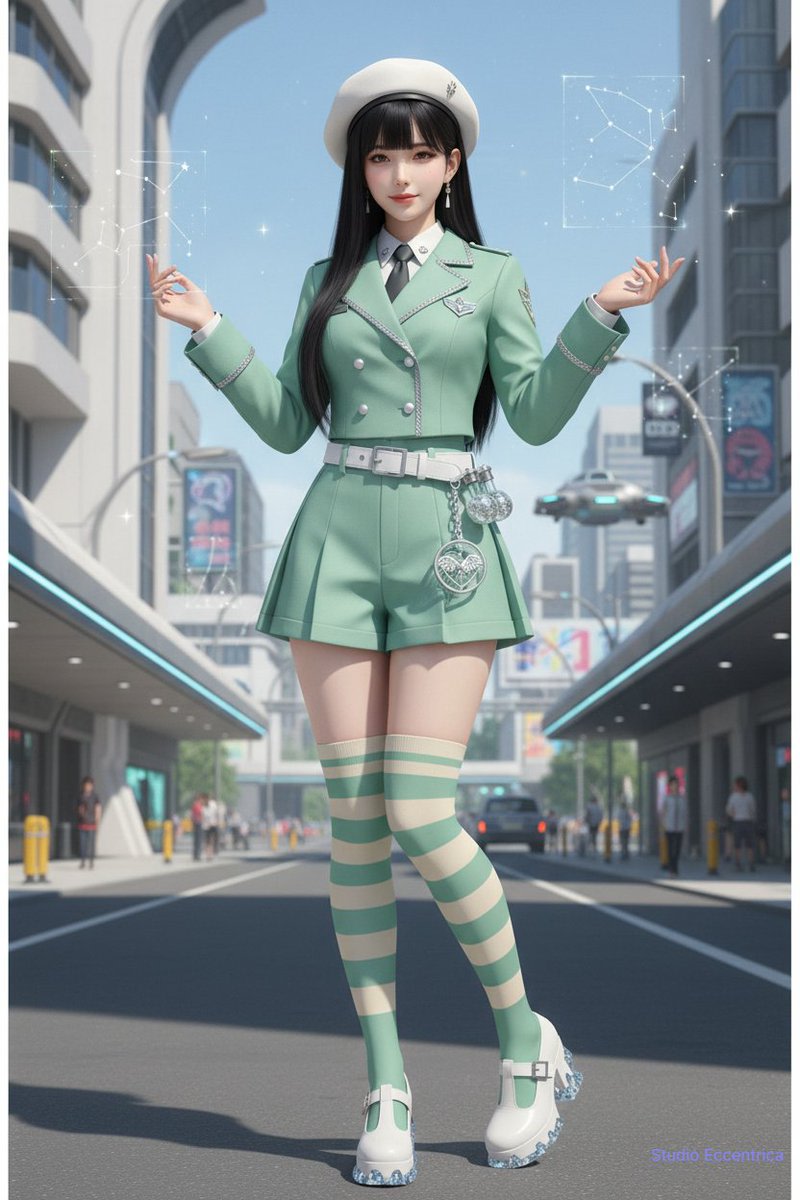 Nano Banana Character Sheet and Fashion Prompts AI image template preview
