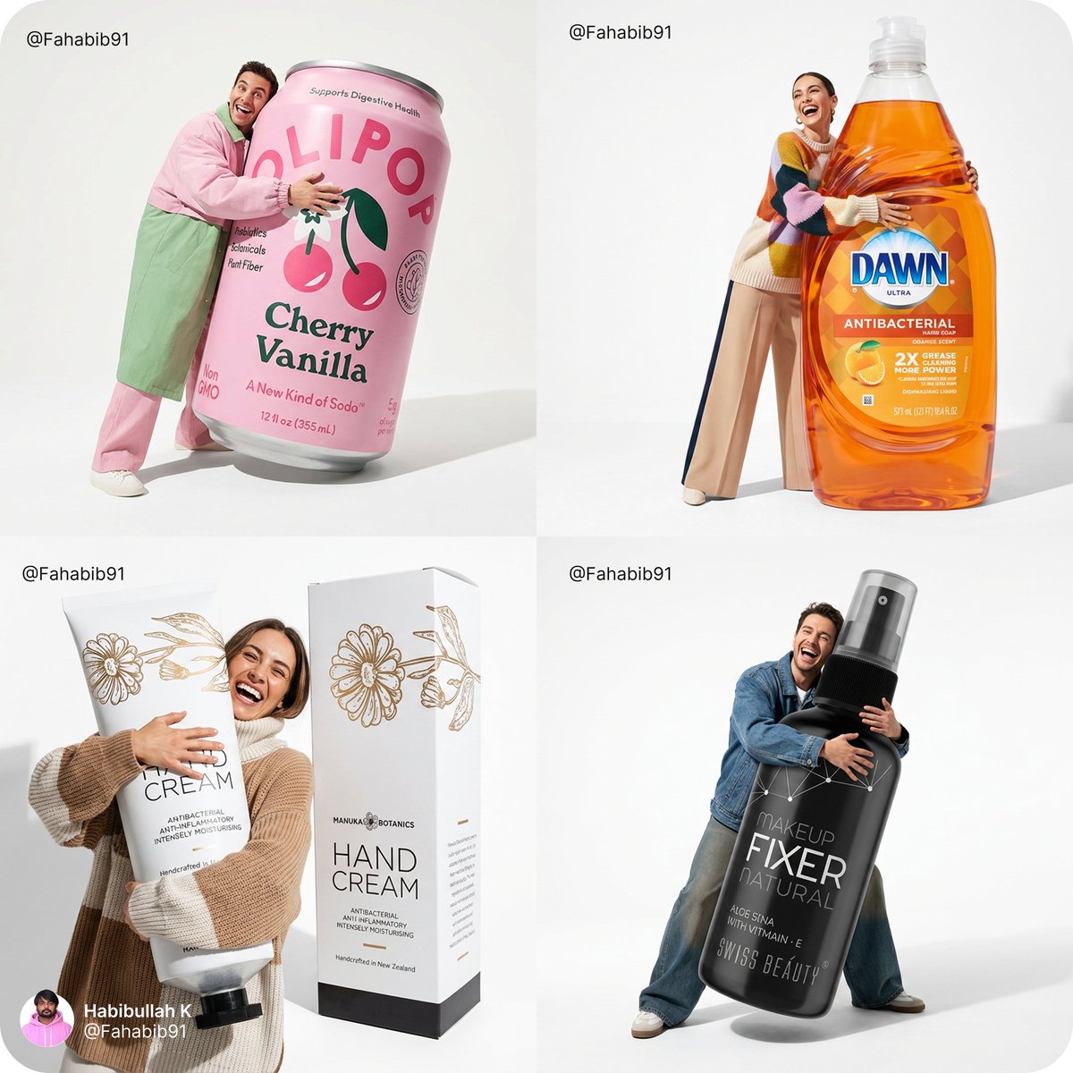 Fun Commercial Photography Prompt AI image template preview
