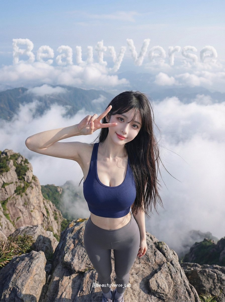 High-Energy Character Transformation with Extreme Perspective AI image template preview