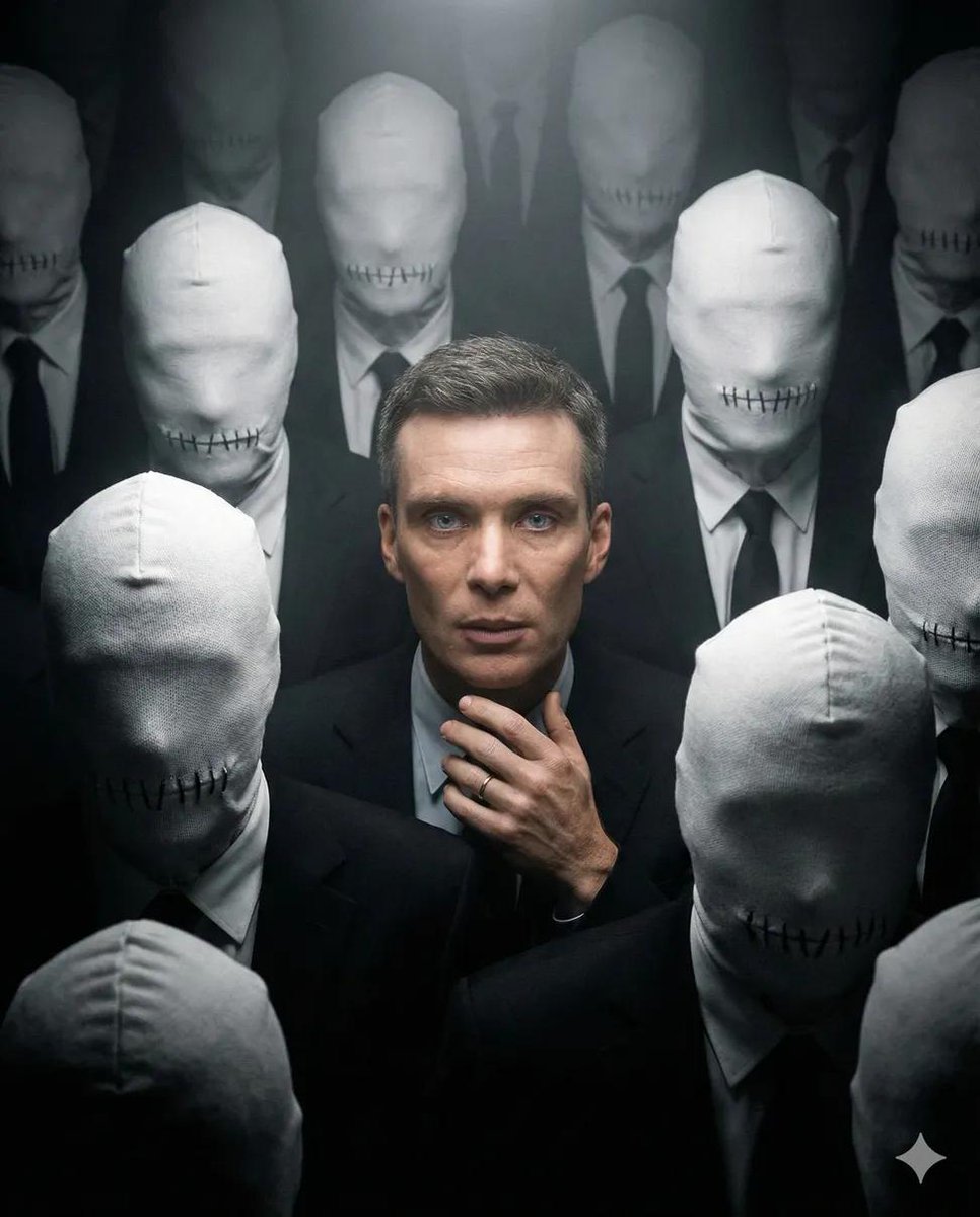 Surreal Dystopian Conceptual Portrait Prompt (Facial Lock) AI image template preview