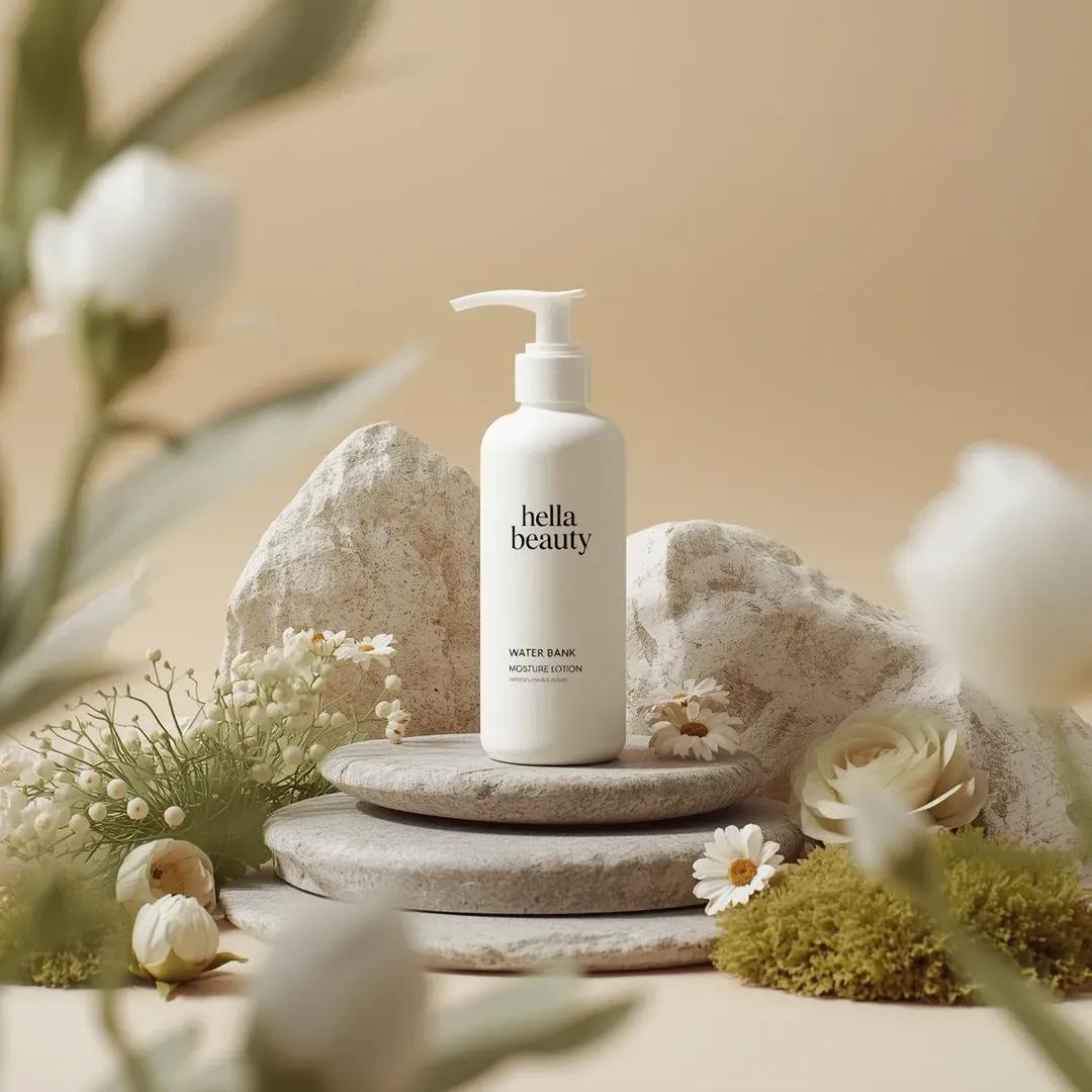 Ultra-High-End Skincare Product Photography Prompt AI image template preview
