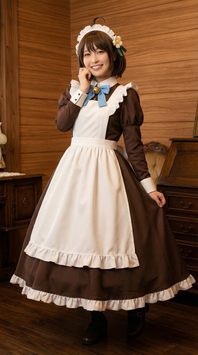Cosplayer-Style Japanese Woman Image Generation Prompt AI image template preview
