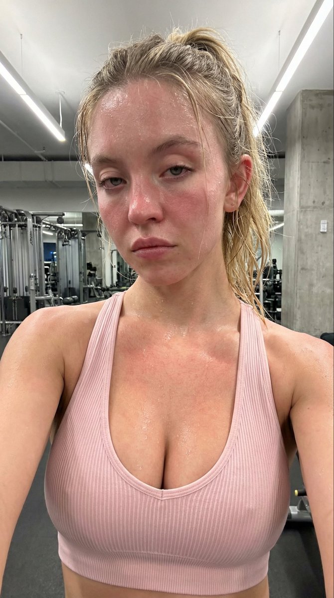Intimate Post-Workout Gym Selfie AI image template preview