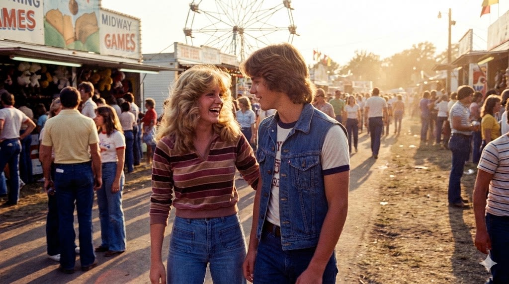 1979 County Fair Photo Generation Prompt AI image template preview