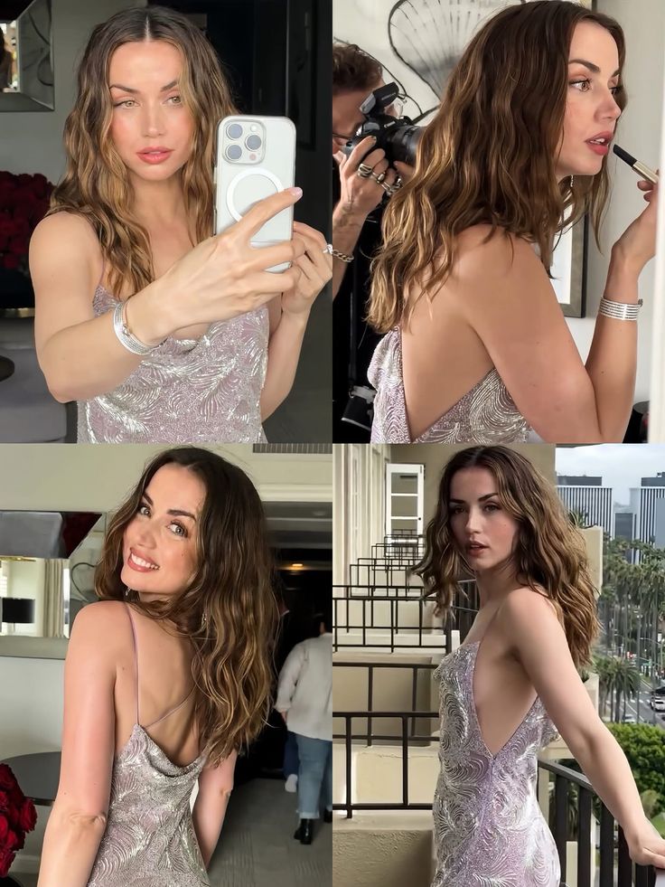 Four-Panel Celebrity Aesthetic Analysis Prompt AI image template preview