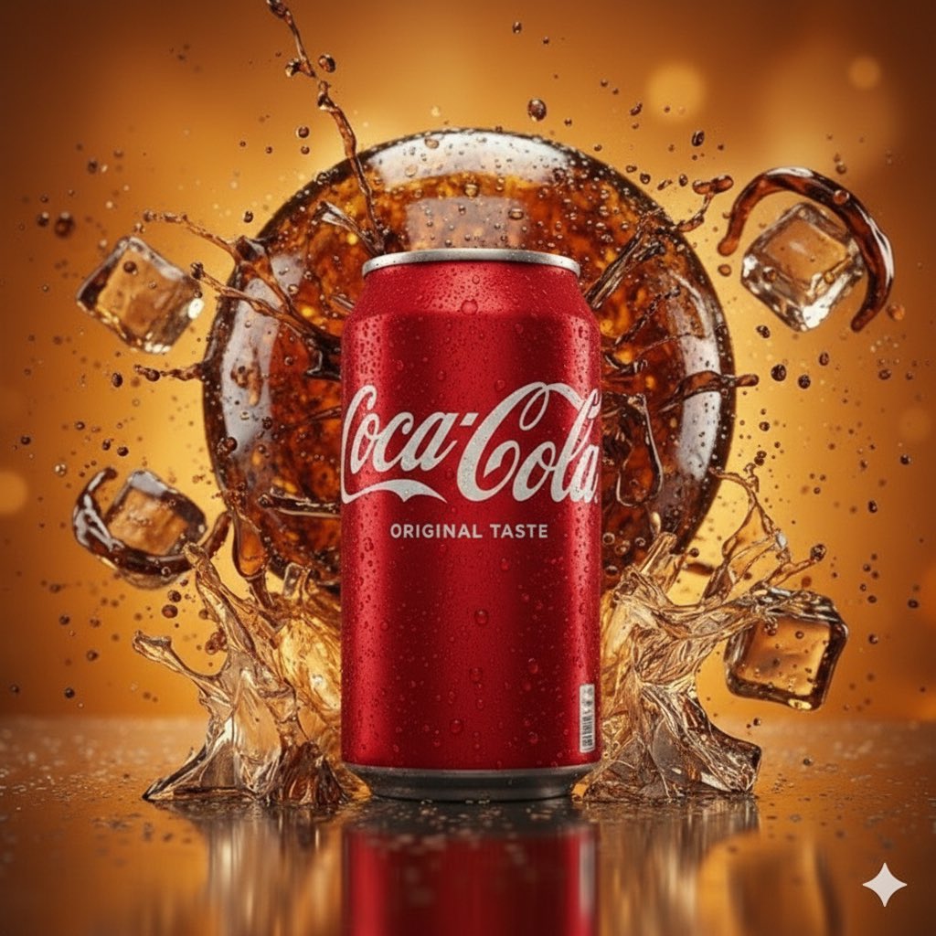Coca-Cola Product and Lifestyle Shots AI image template preview