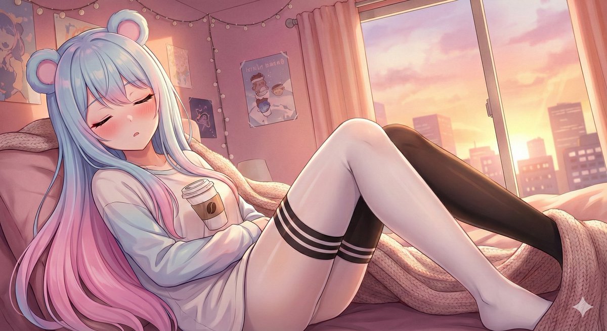 Wake Her Up Gently AI image template preview