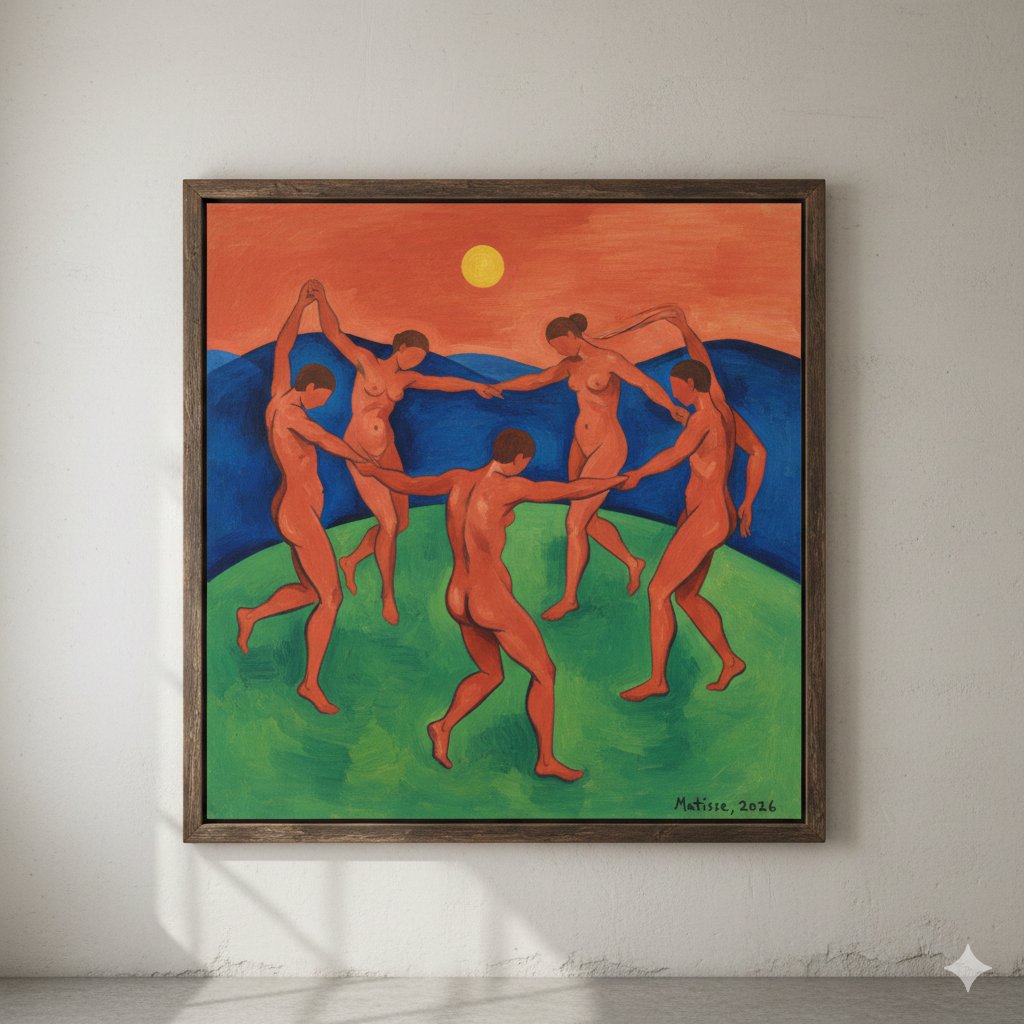 Matisse's Dance Style Image Generation AI image template preview