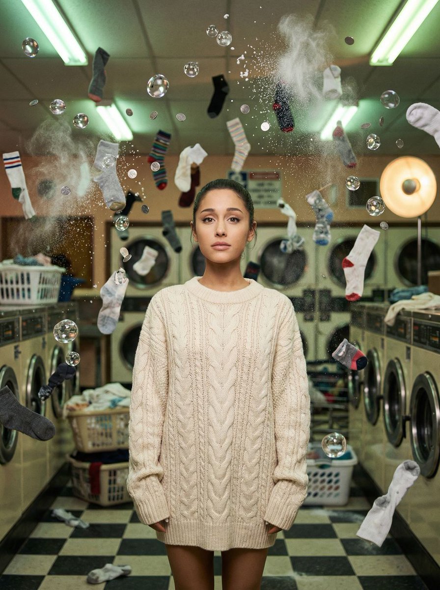 Zero-G Laundromat: Surreal Fashion Editorial AI image template preview