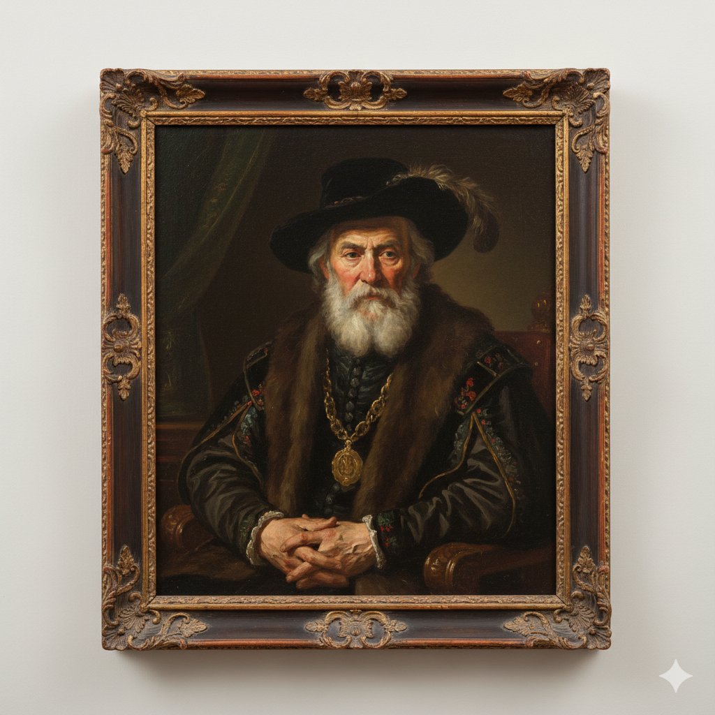 Image Generation Prompt: Rembrandt Style Painting AI image template preview