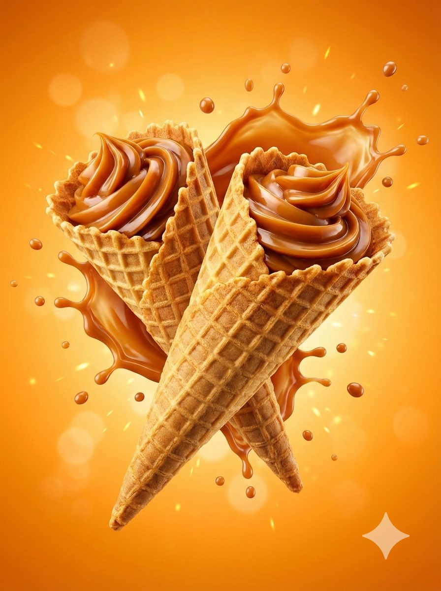 Hyper-Realistic Dessert Commercial Photography (JSON Format) AI image template preview