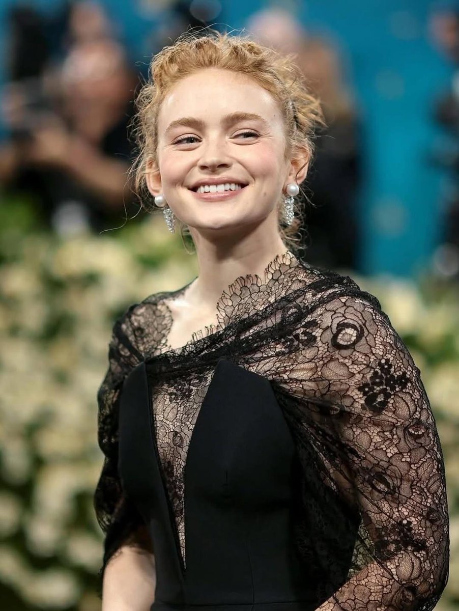 Sadie Sink Red Carpet Gala Portrait AI image template preview