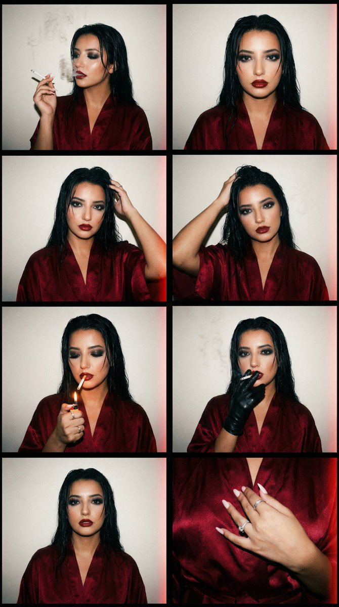 Lo-Fi Digicam Editorial Grid Prompt AI image template preview