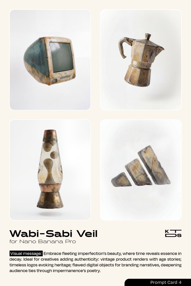 Wabi-Sabi Veil Aesthetic Prompt AI image template preview