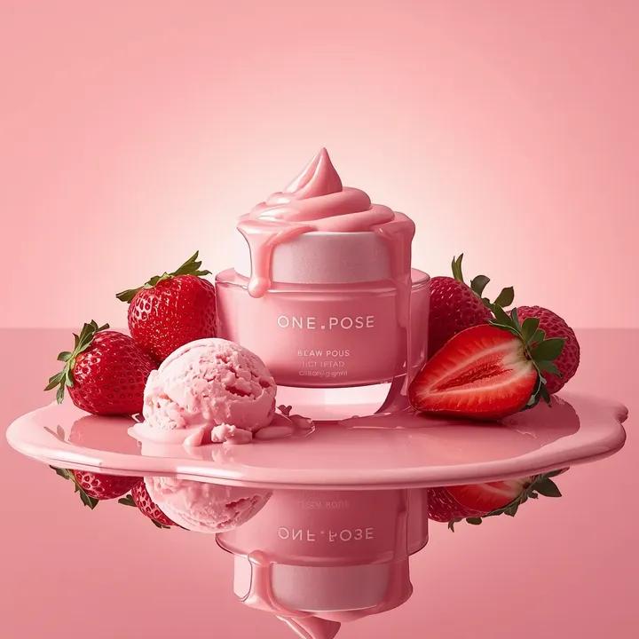 Ultra-Realistic Luxury Skincare Product Photography (Duplicate) AI image template preview