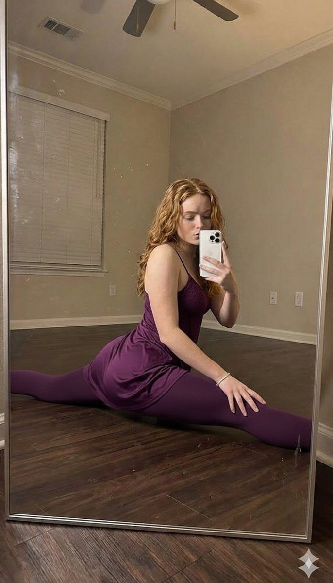 Elegant Flexibility Mirror Portrait Prompt AI image template preview