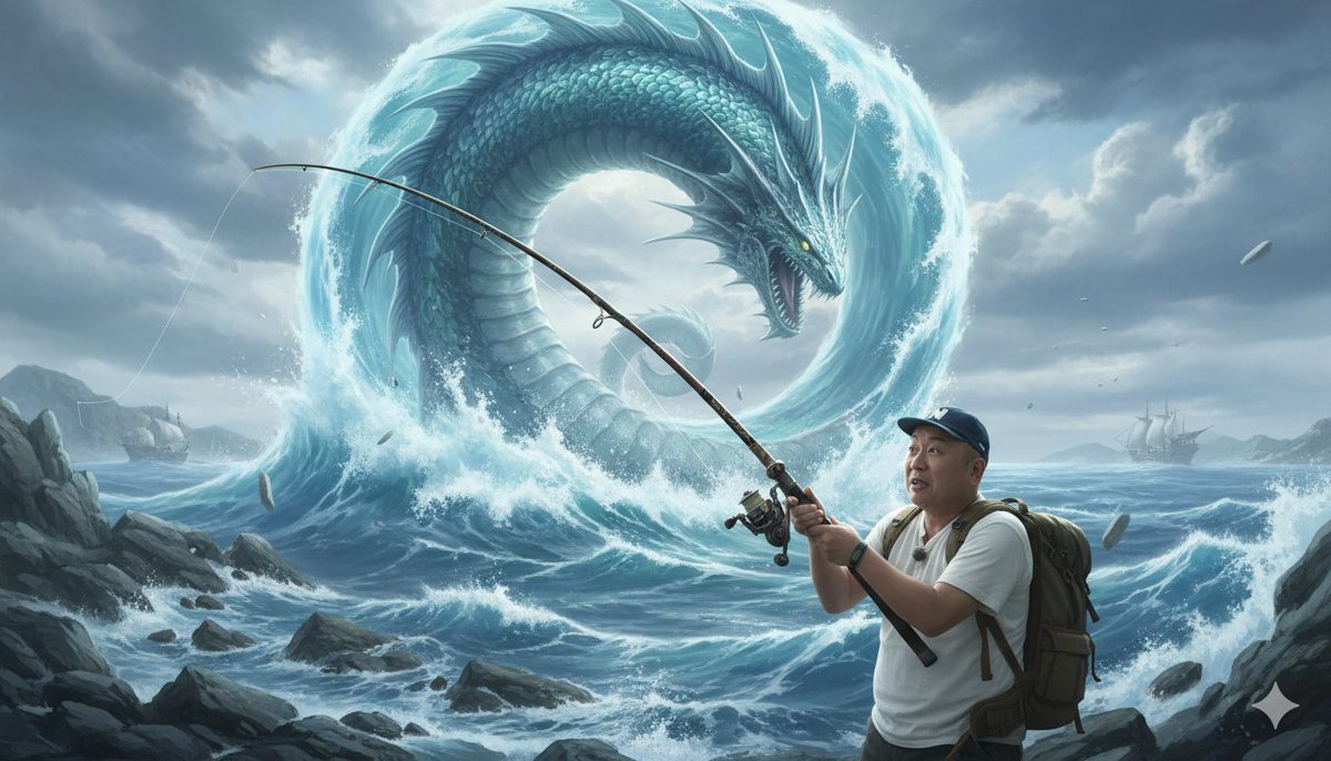 Image Generation Prompt: Nishimura Mizuki Fishing Leviathan AI image template preview