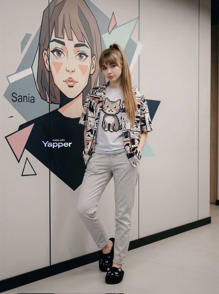 Stylish Young Woman Portrait Prompt AI image template preview