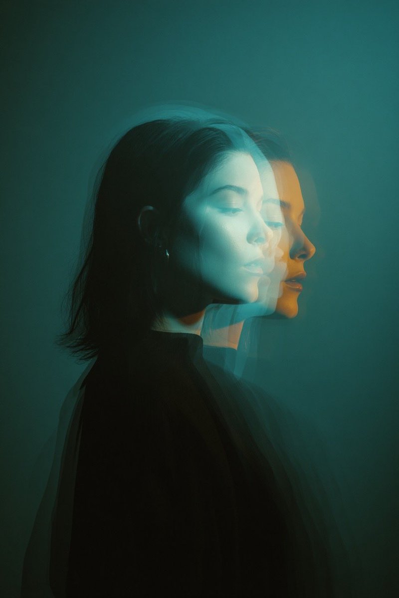 Cinematic Double Exposure Portrait Prompt for Nano Banana Pro AI image template preview