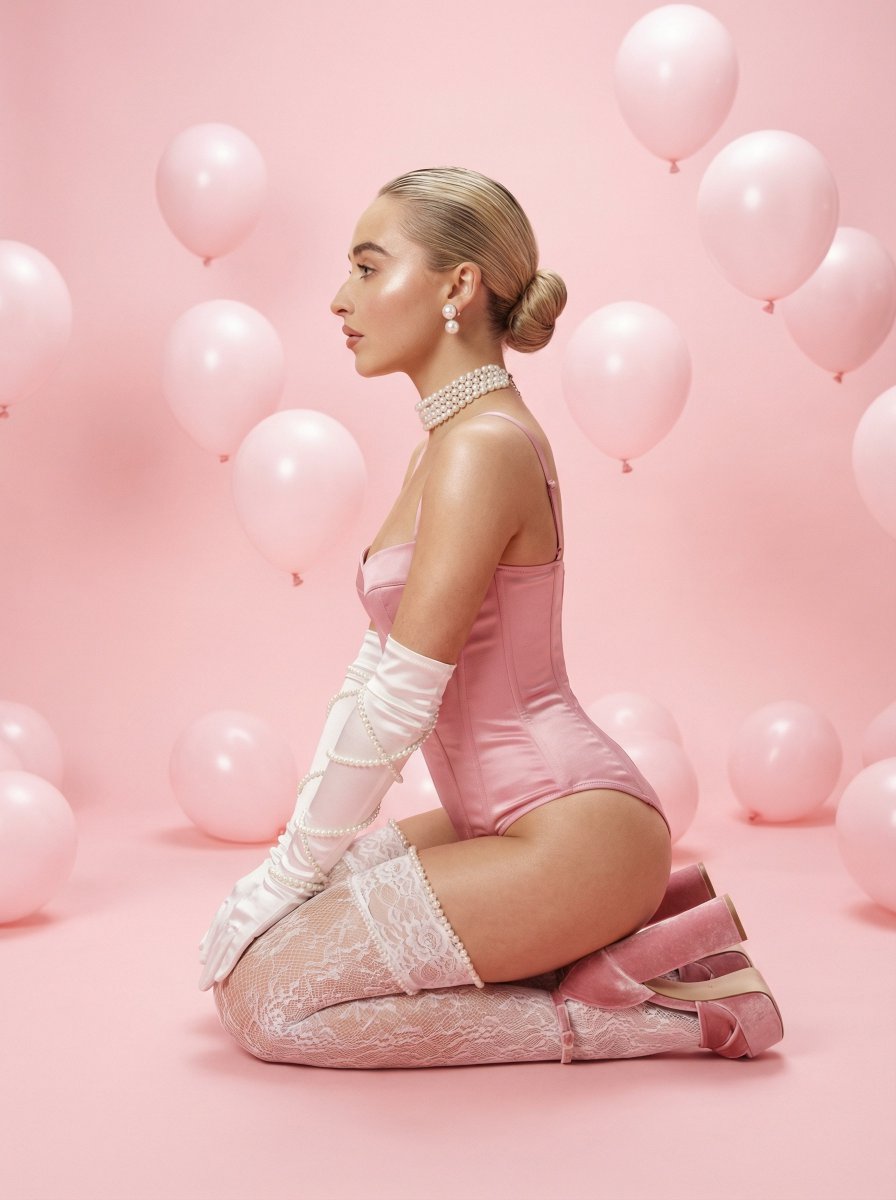 Ultra Photorealistic Sabrina Carpenter Inspired Portrait AI image template preview