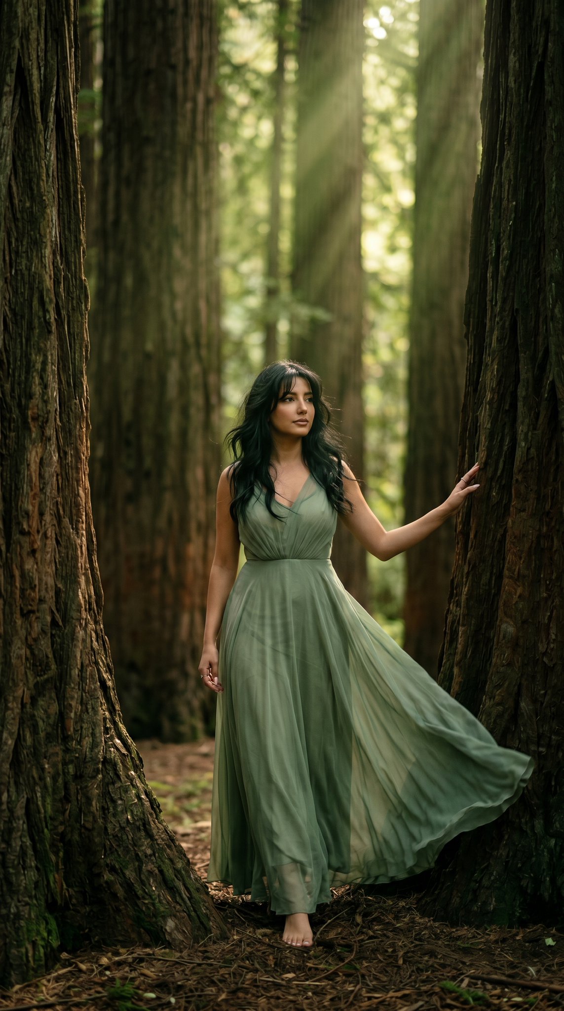 23 California Redwood Forest — California Series AI image template preview