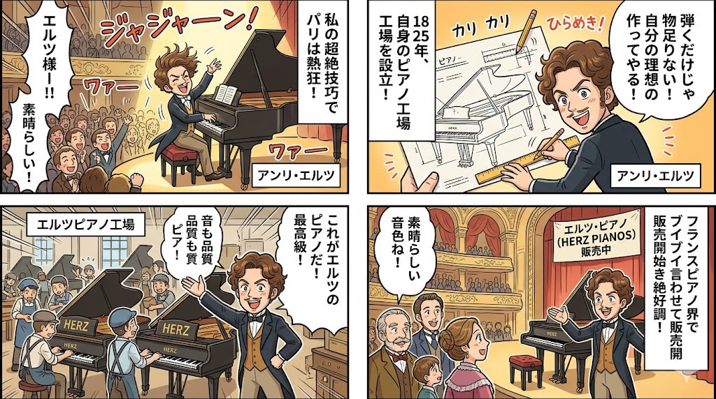 Piano Prodigy Manga Story AI image template preview