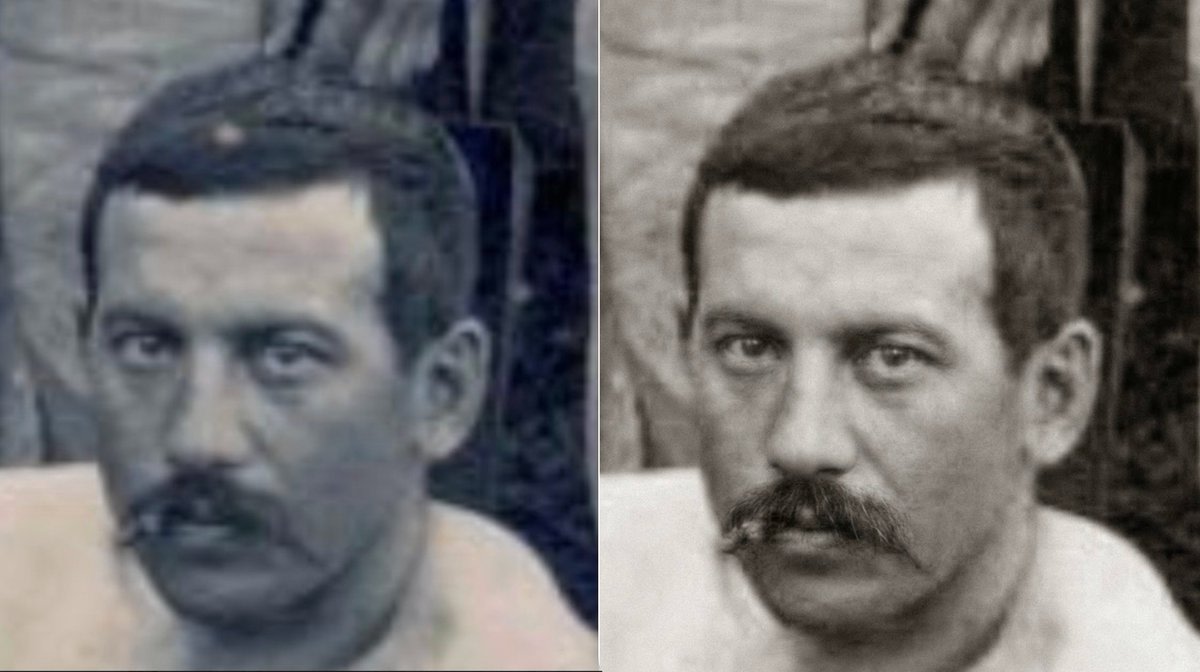 Nostalgic Photo Restoration AI image template preview