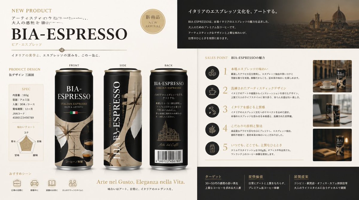 15-Second Coffee CM: Japan to Italy Trip example 2