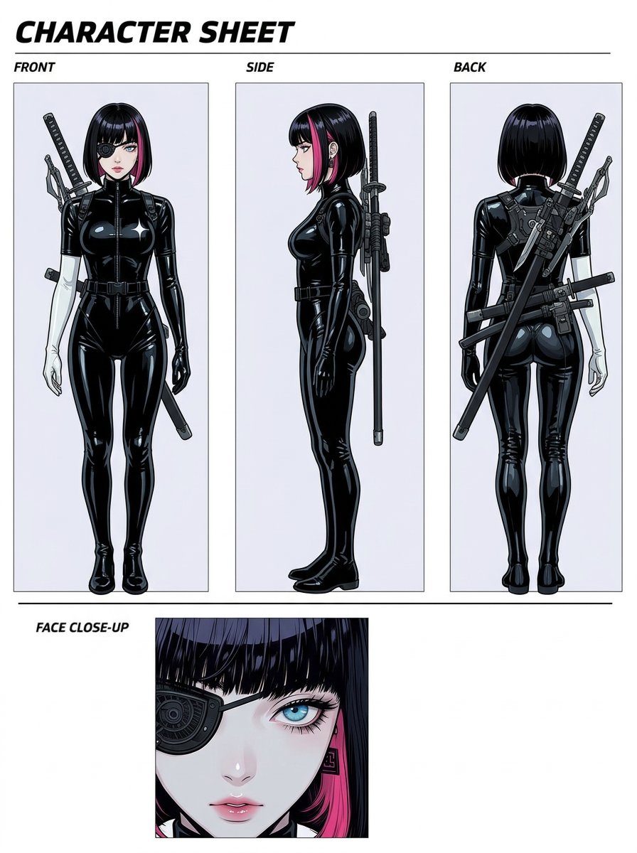 Cyberpunk Shibuya Anime Combat example 1