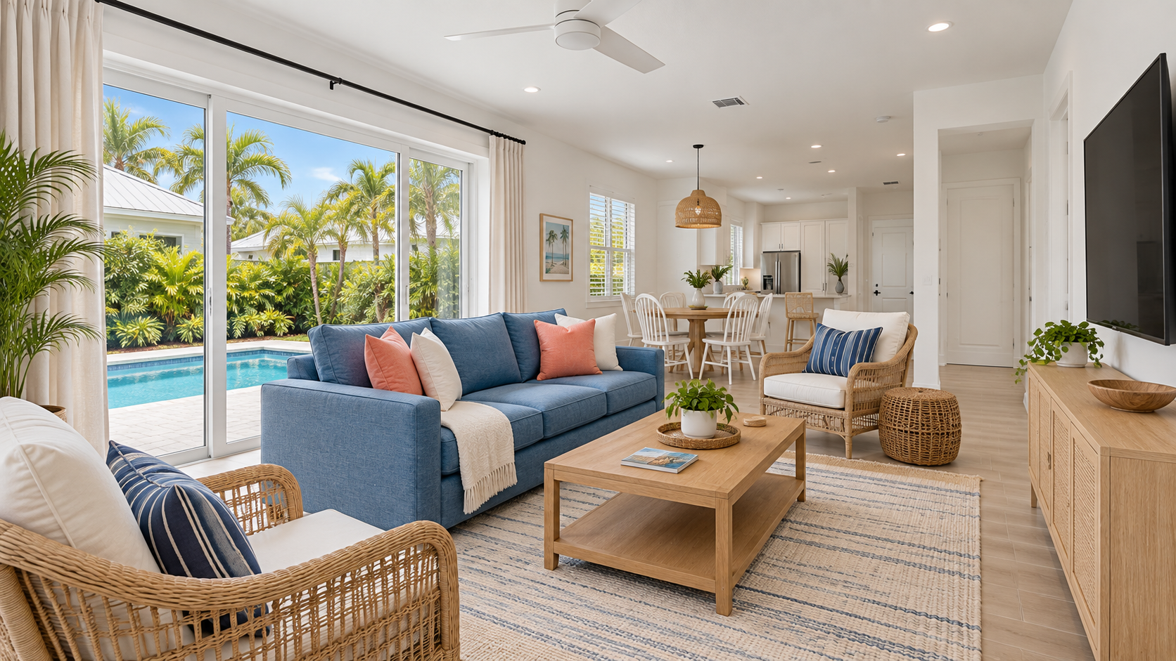 Bright property interior preview