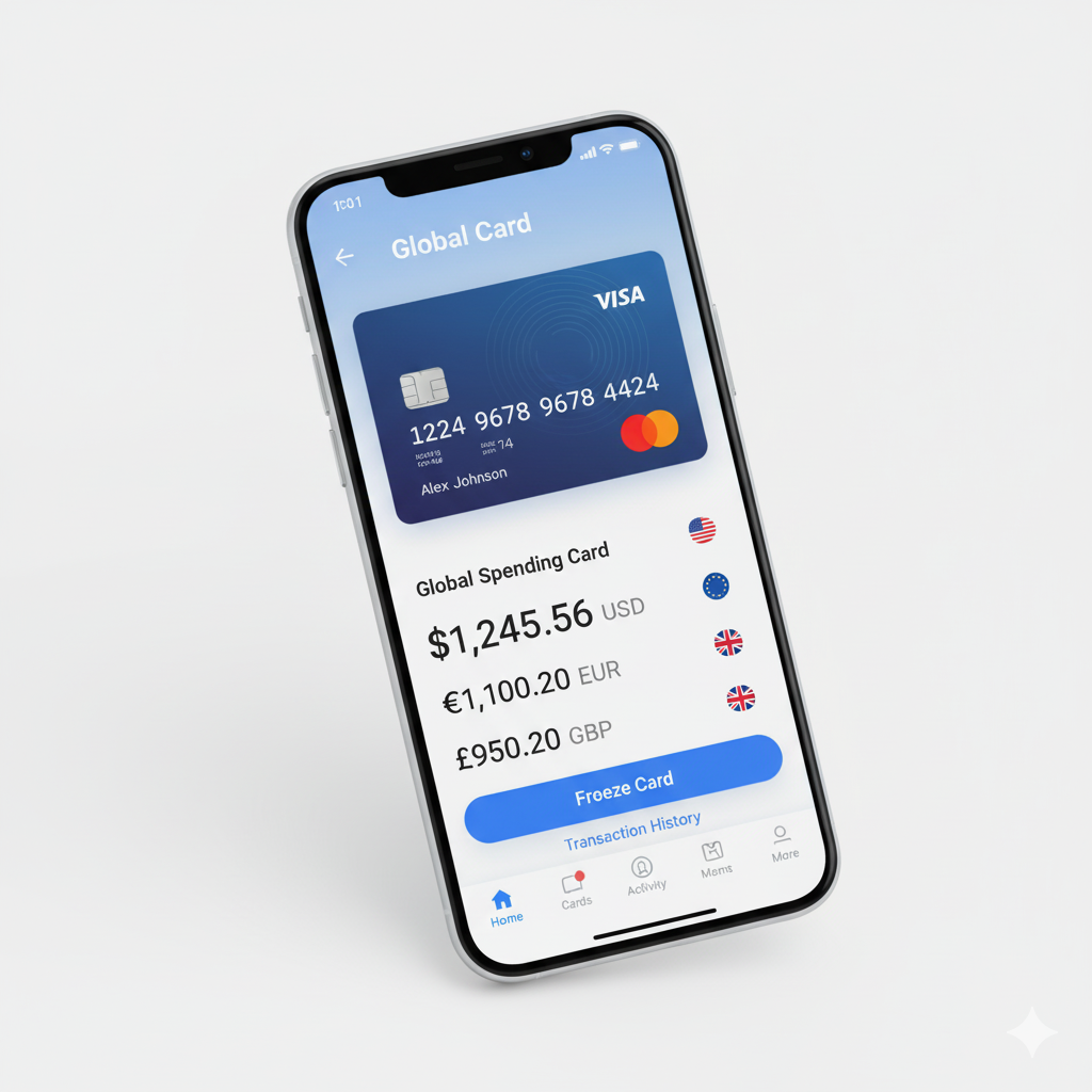 Global spending card