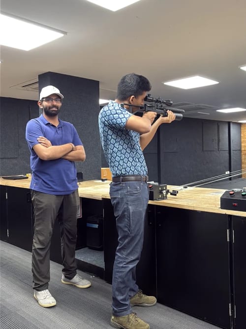 Past huddle photo 2 at Elite Shooting Range, Indiranagar