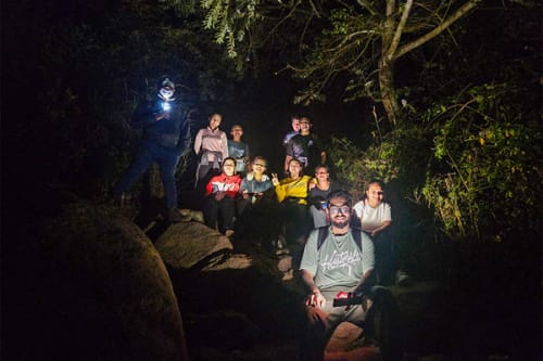 Past huddle photo 1 at Shivagange Sunrise Trek for Corporates