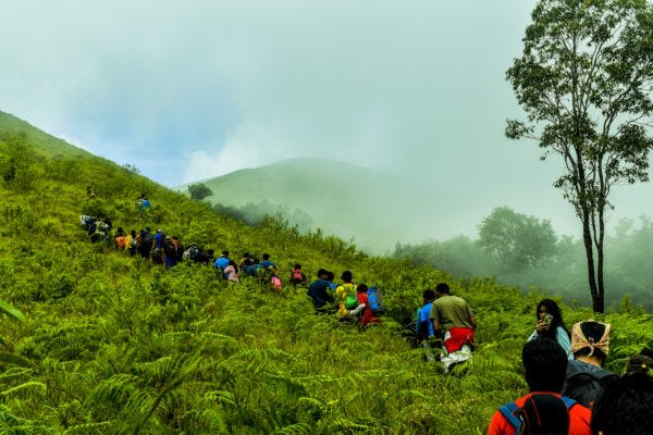 Uttari Betta Sunrise Trek for Corporate Employees