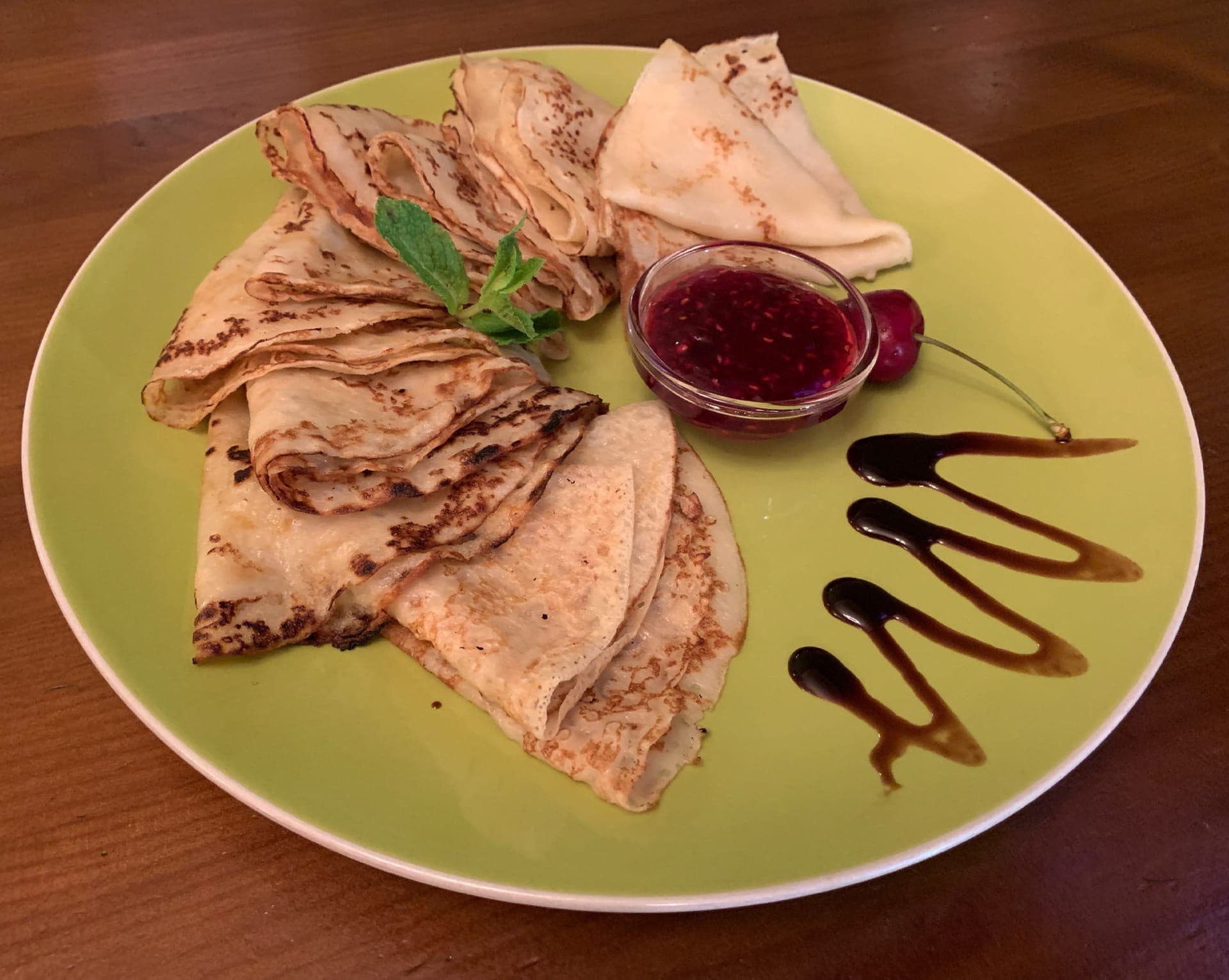 Блины с вареньем