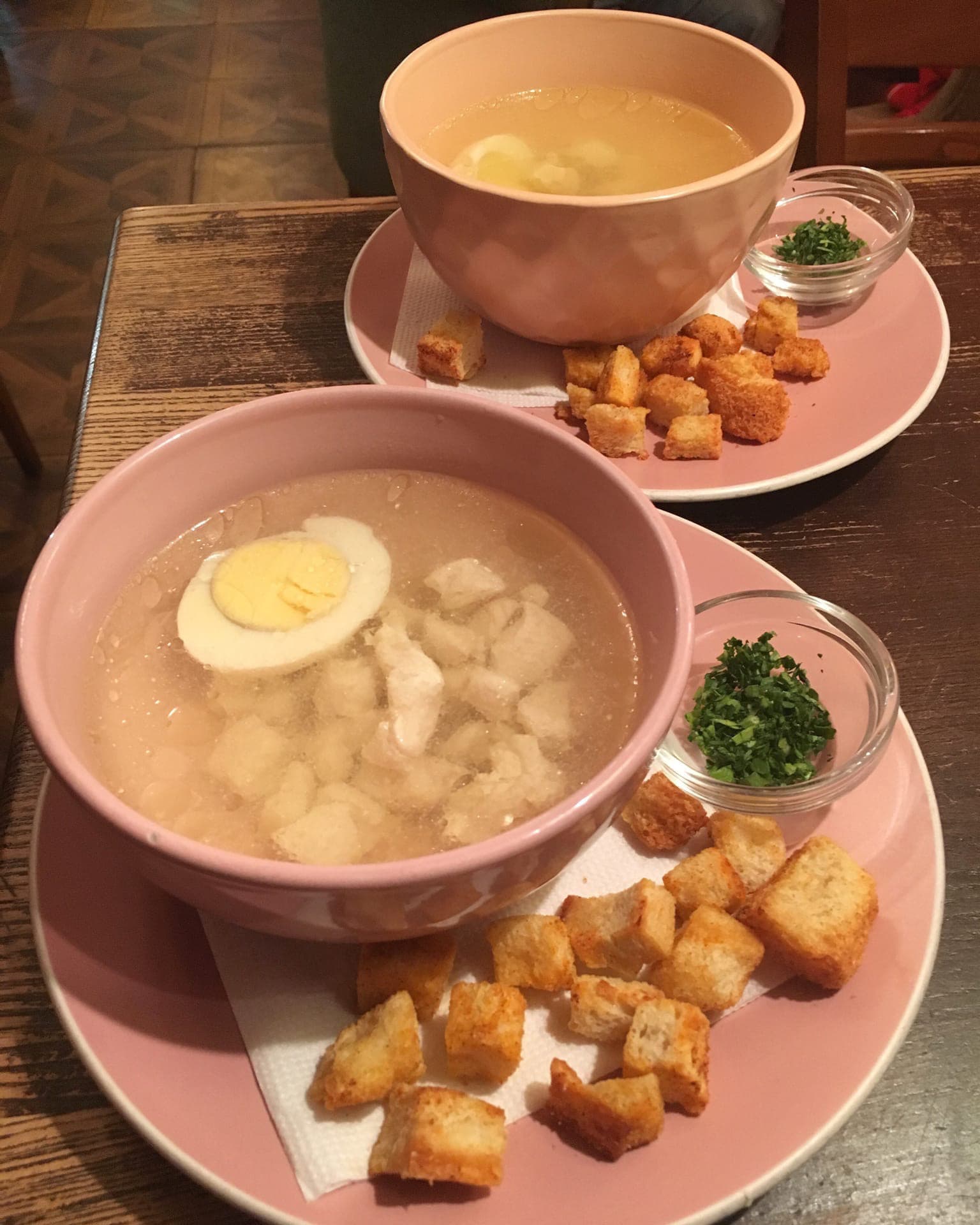 Лёгкий куриный бульон